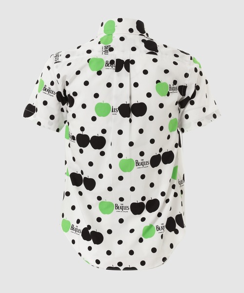 THE BEATLES CdG APPLE PRINTED SHORT SLEEVE SHIRT WHITE（シャツ