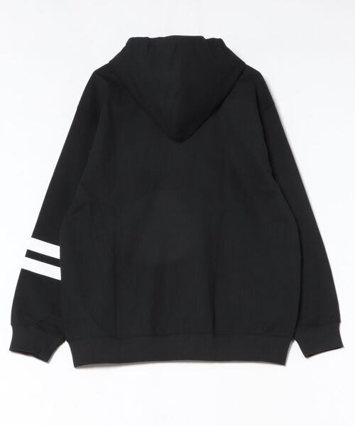 Hurley (ハーレー)の「【Hurley:ハーレー】ヘビーウエイトサーマルフルジップフーディ ジップパーカー 吸水速乾 THERMAL BP OVRSZD FZ HOODIE(パーカー・メンズ・ブラック/ブルーグレー/オフホワイト・LARGE/MEDIUM/SMALL/X-LARGE)」の4枚目の写真