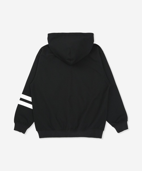 Hurley (ハーレー)の「【Hurley:ハーレー】ヘビーウエイトサーマルフルジップフーディ ジップパーカー 吸水速乾 THERMAL BP OVRSZD FZ HOODIE(パーカー・メンズ・ブラック/ブルーグレー/オフホワイト・LARGE/MEDIUM/SMALL/X-LARGE)」の8枚目の写真