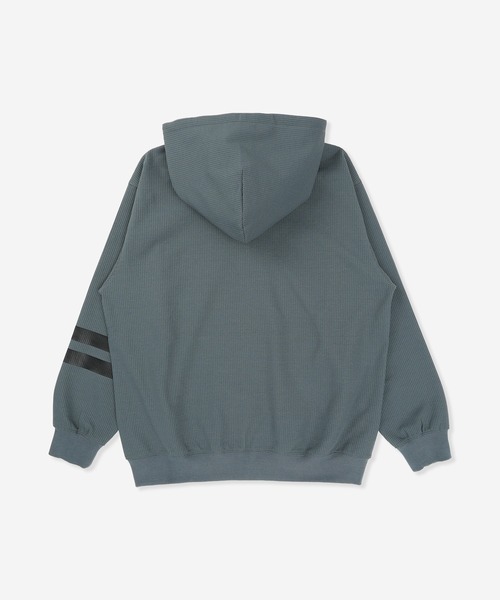 Hurley (ハーレー)の「【Hurley:ハーレー】ヘビーウエイトサーマルフルジップフーディ ジップパーカー 吸水速乾 THERMAL BP OVRSZD FZ HOODIE(パーカー・メンズ・ブラック/ブルーグレー/オフホワイト・LARGE/MEDIUM/SMALL/X-LARGE)」の11枚目の写真