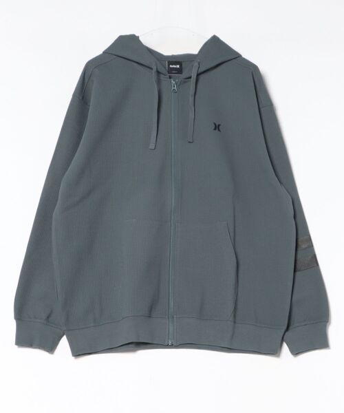 Hurley (ハーレー)の「【Hurley:ハーレー】ヘビーウエイトサーマルフルジップフーディ ジップパーカー 吸水速乾 THERMAL BP OVRSZD FZ HOODIE(パーカー・メンズ・ブラック/ブルーグレー/オフホワイト・LARGE/MEDIUM/SMALL/X-LARGE)」の16枚目の写真