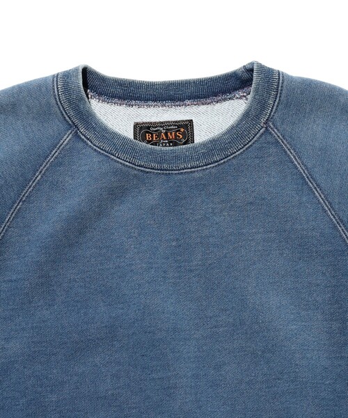 BEAMS PLUS（ビームスプラス）の「Sweat Short Sleeve Cut-Off Indigo（スウェット・メンズ・インディゴブルー・X-LARGE/LARGE/MEDIUM/SMALL）」の6枚目の写真