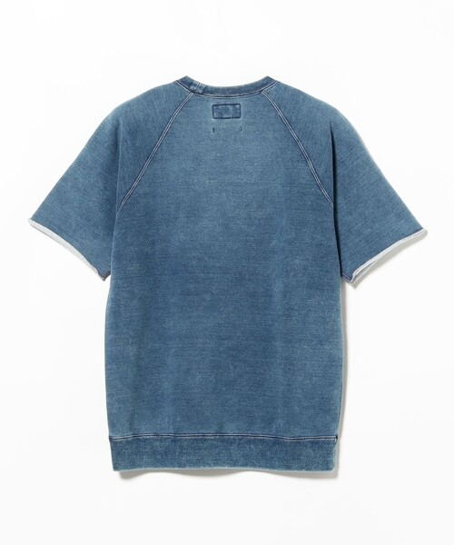 BEAMS PLUS（ビームスプラス）の「Sweat Short Sleeve Cut-Off Indigo（スウェット・メンズ・インディゴブルー・X-LARGE/LARGE/MEDIUM/SMALL）」の15枚目の写真