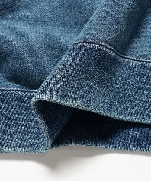 BEAMS PLUS（ビームスプラス）の「Sweat Short Sleeve Cut-Off Indigo（スウェット・メンズ・インディゴブルー・X-LARGE/LARGE/MEDIUM/SMALL）」の17枚目の写真