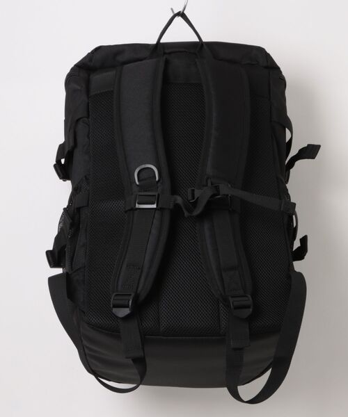 YAKPAK（ヤックパック）の「＜A.M.S.別注＞ 撥水加工ポリエステル 大容量 ボックス型 バックパック リュック A4対応（バックパック/リュック・メンズ・ブラック・FREE）」の2枚目の写真
