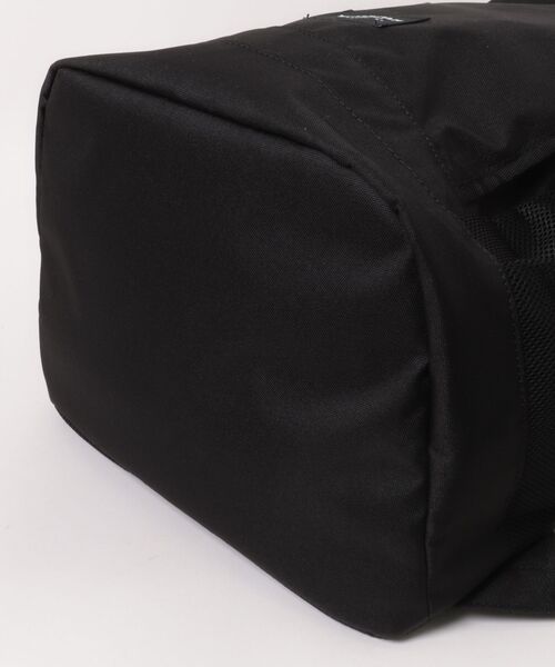 YAKPAK（ヤックパック）の「＜A.M.S.別注＞ 撥水加工ポリエステル 大容量 ボックス型 バックパック リュック A4対応（バックパック/リュック・メンズ・ブラック・FREE）」の3枚目の写真