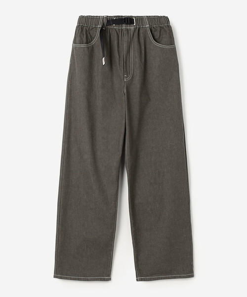 DANTON（ダントン）の「DANTON | カラーデニム ベルトイージーパンツ MEN（デニムパンツ・メンズ・ブルー/アイボリー/ダークインディゴブルー/チャコール・42/38/40）」の3枚目の写真