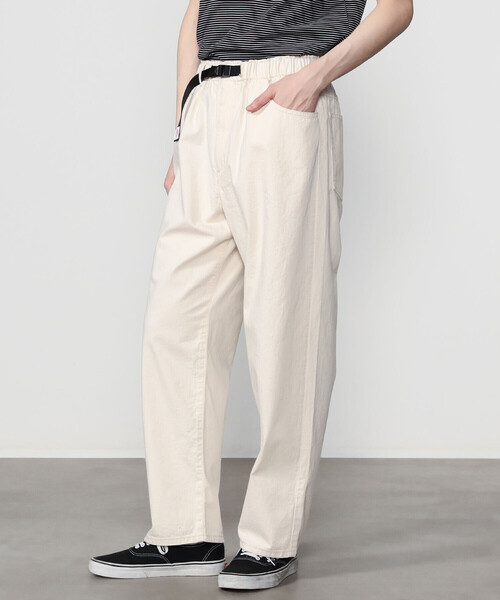 DANTON（ダントン）の「DANTON | カラーデニム ベルトイージーパンツ MEN（デニムパンツ・メンズ・ブルー/アイボリー/ダークインディゴブルー/チャコール・42/38/40）」の18枚目の写真