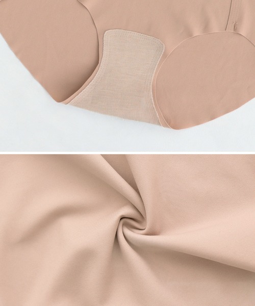 tu-hacci(ツーハッチ)の「シームレスショーツ(ショーツ・レディース・ブラック/ライトブルー/ライトベージュ/キナリ/ベージュ/ネイビー・MEDIUM/LARGE/X-LARGE)」の8枚目の写真