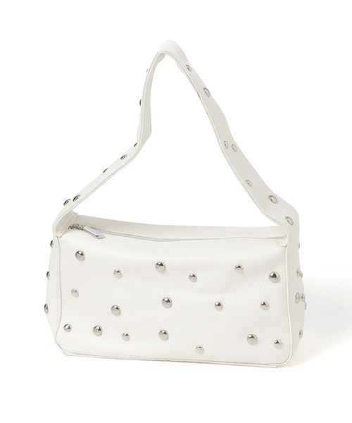 3.3 Field Trip (3.3フィールドトリップ)の「3.3 Field Trip/スタッズデザインハンドバッグ(ハンドバッグ・レディース・ブラック/オフホワイト・FREE)」の5枚目の写真