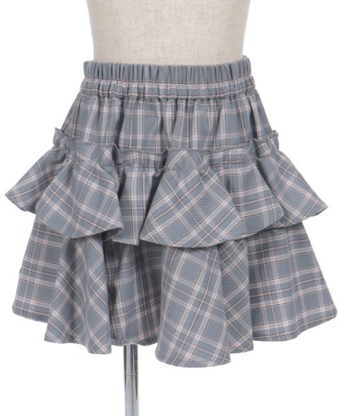 axes femme（アクシーズファム）の「チェックフリルスカパン（その他パンツ・キッズ・ミント/グレー・X-LARGE/LARGE/MEDIUM）」の6枚目の写真