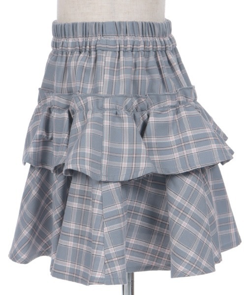 axes femme（アクシーズファム）の「チェックフリルスカパン（その他パンツ・キッズ・ミント/グレー・X-LARGE/LARGE/MEDIUM）」の7枚目の写真