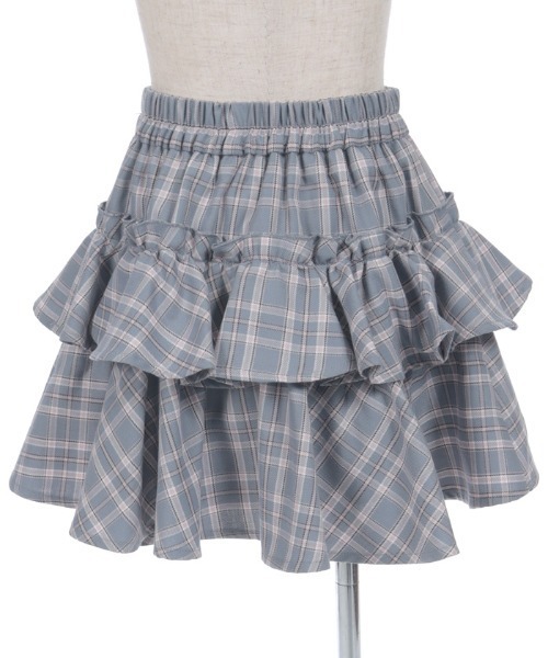 axes femme（アクシーズファム）の「チェックフリルスカパン（その他パンツ・キッズ・ミント/グレー・X-LARGE/LARGE/MEDIUM）」の8枚目の写真