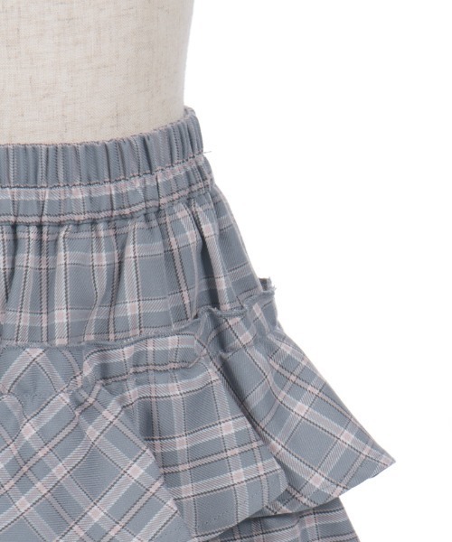 axes femme（アクシーズファム）の「チェックフリルスカパン（その他パンツ・キッズ・ミント/グレー・X-LARGE/LARGE/MEDIUM）」の9枚目の写真