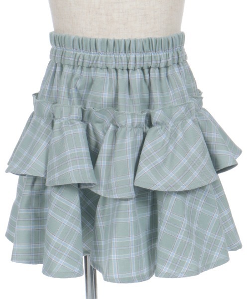 axes femme（アクシーズファム）の「チェックフリルスカパン（その他パンツ・キッズ・ミント/グレー・X-LARGE/LARGE/MEDIUM）」の13枚目の写真