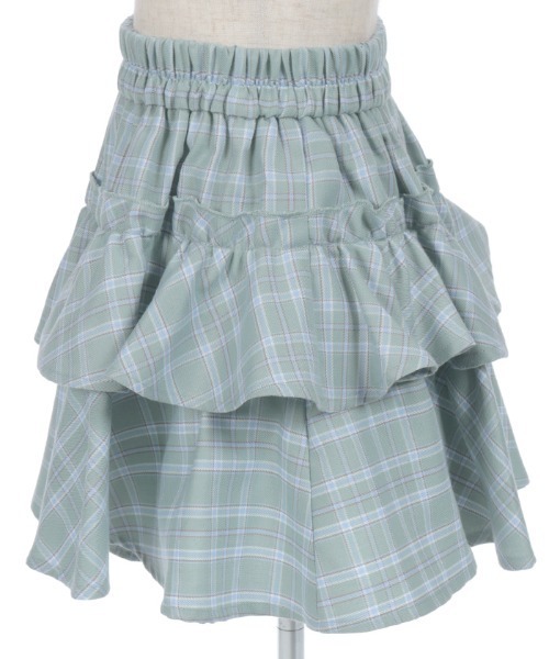 axes femme（アクシーズファム）の「チェックフリルスカパン（その他パンツ・キッズ・ミント/グレー・X-LARGE/LARGE/MEDIUM）」の14枚目の写真