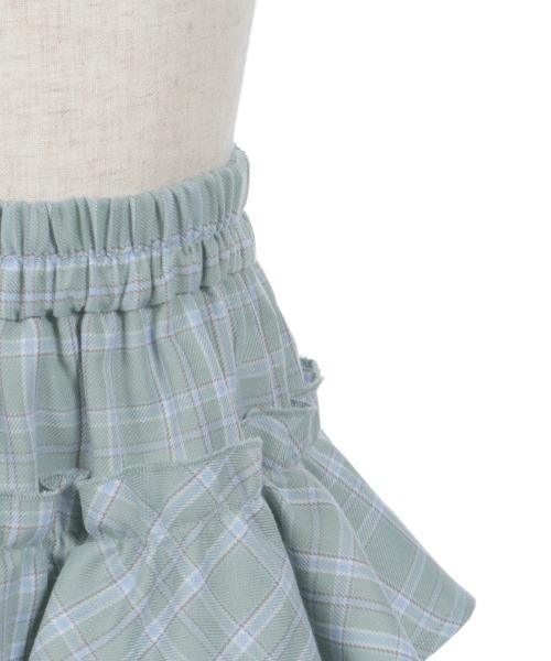 axes femme（アクシーズファム）の「チェックフリルスカパン（その他パンツ・キッズ・ミント/グレー・X-LARGE/LARGE/MEDIUM）」の16枚目の写真