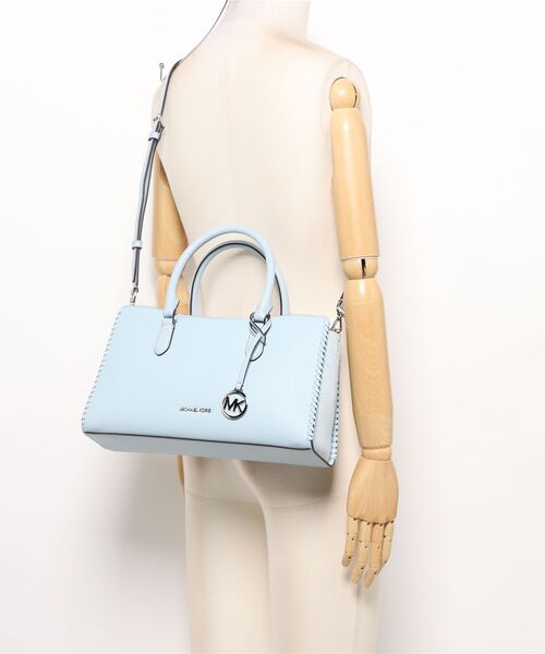 MICHAEL KORS(マイケルコース)の「ARDEN MD TZ SATCHEL Satchel(ハンドバッグ・レディース・ブルー系・FREE)」の5枚目の写真