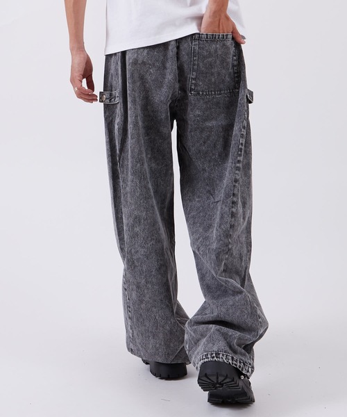 improves(インプローブス)の「スナップ バルーンパンツ(デニムパンツ・メンズ・ブラック/ブラック系/キナリ・LARGE/SMALL/MEDIUM)」の16枚目の写真