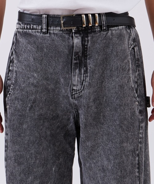 improves(インプローブス)の「スナップ バルーンパンツ(デニムパンツ・メンズ・ブラック/ブラック系/キナリ・LARGE/SMALL/MEDIUM)」の11枚目の写真
