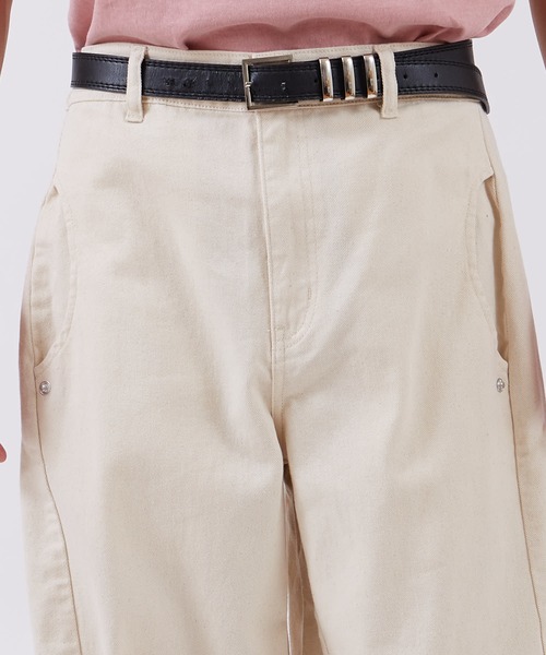 improves(インプローブス)の「スナップ バルーンパンツ(デニムパンツ・メンズ・ブラック/ブラック系/キナリ・LARGE/SMALL/MEDIUM)」の5枚目の写真