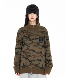IDWS（アイドンワナセル）の「Cross Zip Up Jersey Light Multi（ナイロンジャケット）」