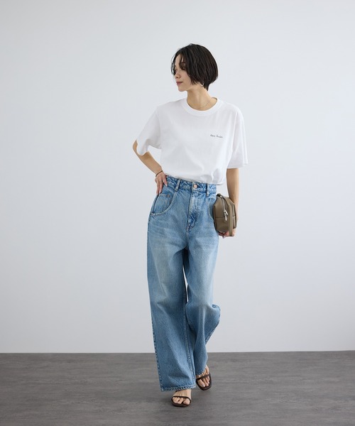 SALON adam et rope'(サロン アダム エ ロペ)の「【WEB限定】マティスアートTシャツ(Tシャツ/カットソー・レディース・ホワイト系その他/ホワイト/ホワイト系その他2・FREE)」の5枚目の写真