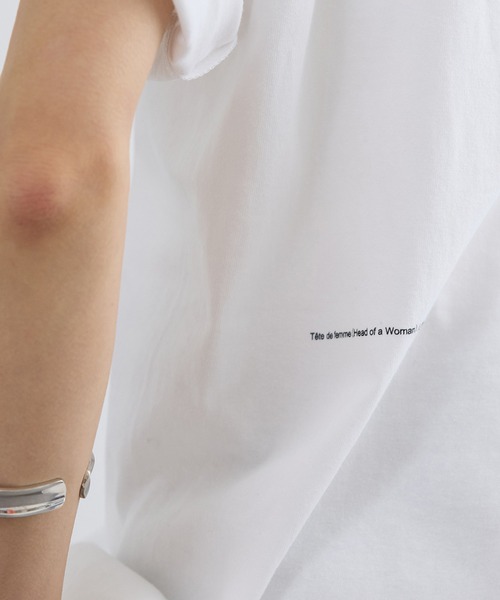 SALON adam et rope'(サロン アダム エ ロペ)の「【WEB限定】マティスアートTシャツ(Tシャツ/カットソー・レディース・ホワイト系その他/ホワイト/ホワイト系その他2・FREE)」の13枚目の写真