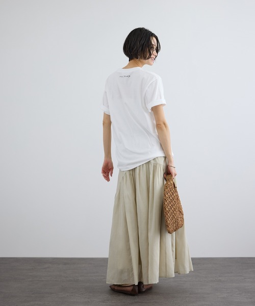 SALON adam et rope'(サロン アダム エ ロペ)の「【WEB限定】マティスアートTシャツ(Tシャツ/カットソー・レディース・ホワイト系その他/ホワイト/ホワイト系その他2・FREE)」の14枚目の写真