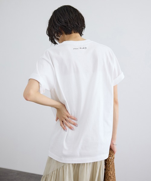 SALON adam et rope'(サロン アダム エ ロペ)の「【WEB限定】マティスアートTシャツ(Tシャツ/カットソー・レディース・ホワイト系その他/ホワイト/ホワイト系その他2・FREE)」の15枚目の写真