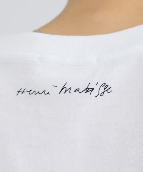SALON adam et rope'(サロン アダム エ ロペ)の「【WEB限定】マティスアートTシャツ(Tシャツ/カットソー・レディース・ホワイト系その他/ホワイト/ホワイト系その他2・FREE)」の16枚目の写真