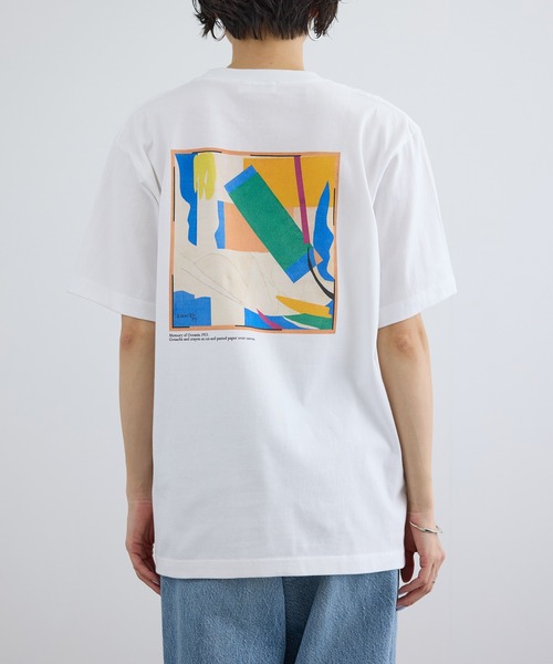 SALON adam et rope'(サロン アダム エ ロペ)の「【WEB限定】マティスアートTシャツ(Tシャツ/カットソー・レディース・ホワイト系その他/ホワイト/ホワイト系その他2・FREE)」の20枚目の写真