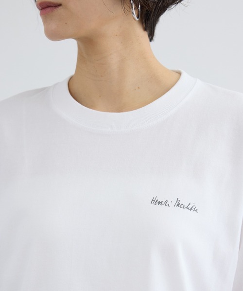 SALON adam et rope'(サロン アダム エ ロペ)の「【WEB限定】マティスアートTシャツ(Tシャツ/カットソー・レディース・ホワイト系その他/ホワイト/ホワイト系その他2・FREE)」の21枚目の写真
