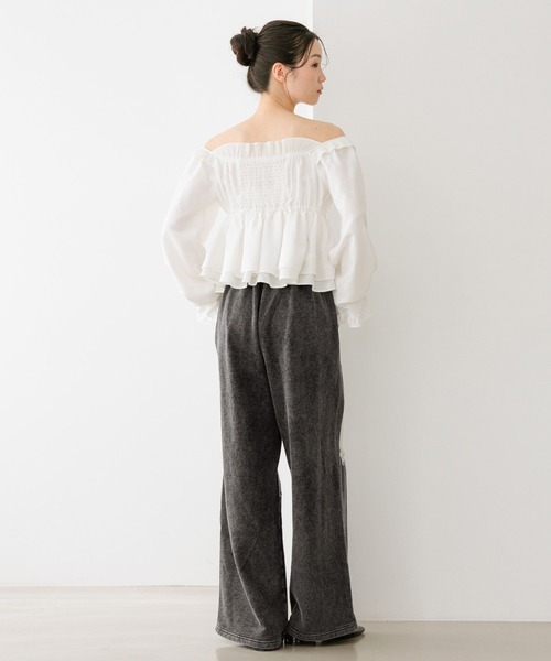Heather（ヘザー）の「レースアップオフショルブラウス　666500（シャツ/ブラウス・レディース・オフホワイト/グレー系その他/ブラック系その他・FREE）」の10枚目の写真