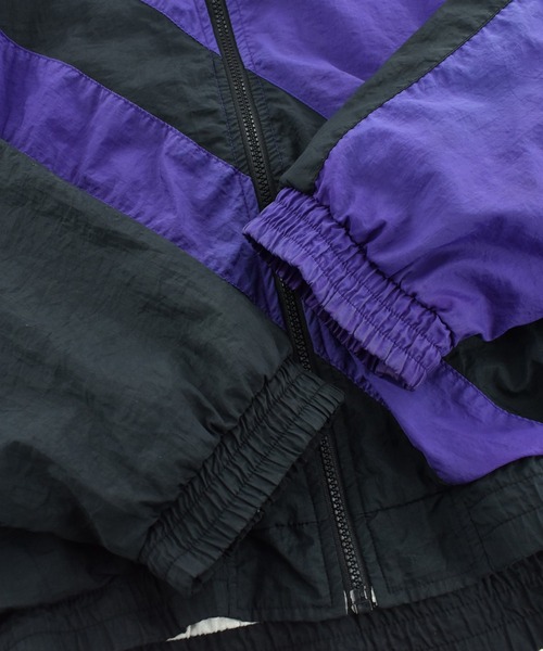 Reebok（リーボック）の「【USED】90’s Reebok ナイロン トラックジャケット（ナイロンジャケット・メンズ・パープル・LARGE）」の5枚目の写真
