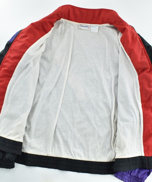 Reebok（リーボック）の「【USED】90’s Reebok ナイロン トラックジャケット（ナイロンジャケット・メンズ・パープル・LARGE）」の6枚目の写真