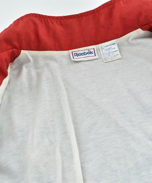 Reebok（リーボック）の「【USED】90’s Reebok ナイロン トラックジャケット（ナイロンジャケット・メンズ・パープル・LARGE）」の8枚目の写真