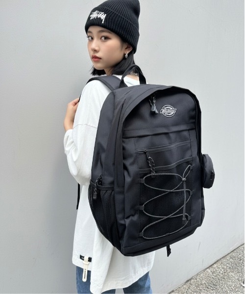 Dickies(ディッキーズ)の「DICKIES / DK BASIC BACKPACK / 81638300(バックパック/リュック・レディース・ブラック/ホワイト・ONESIZE)」の1枚目の写真