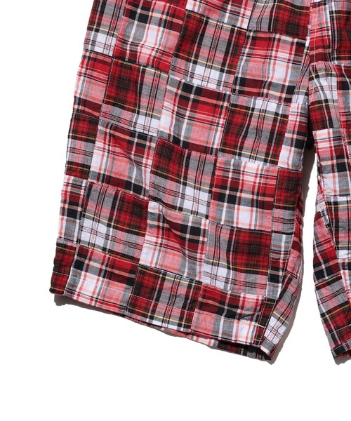 BEAMS PLUS(ビームスプラス)の「Easy Shorts Patchwork Madras(その他パンツ・メンズ・レッド・X-LARGE/MEDIUM/SMALL)」の3枚目の写真