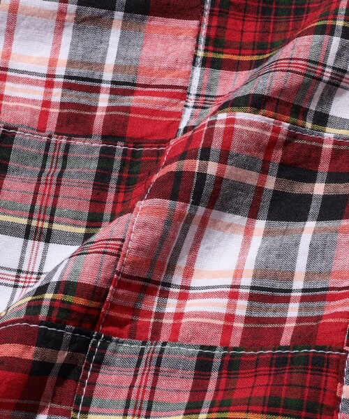 BEAMS PLUS(ビームスプラス)の「Easy Shorts Patchwork Madras(その他パンツ・メンズ・レッド・X-LARGE/MEDIUM/SMALL)」の7枚目の写真