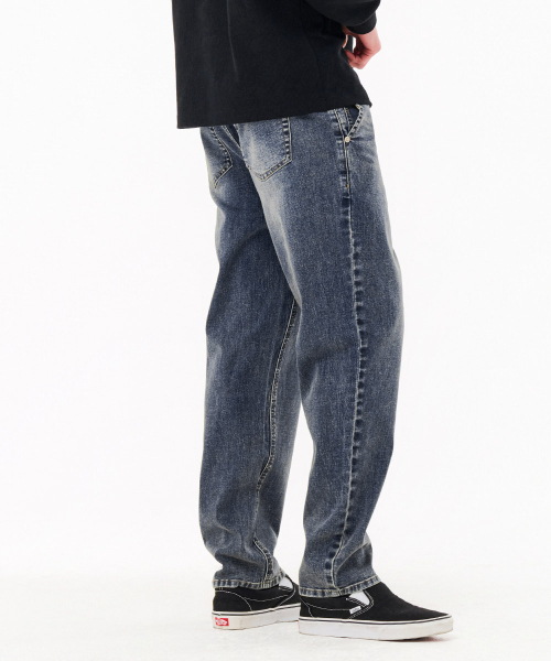 CHASECULT(チェイスカルト)の「男性フルバンディングテーパードデニムパンツ-FBRK2328C0N(デニムパンツ・メンズ・ブルー・70/76/92/82/86)」の3枚目の写真