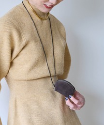 murir（ミュリール）の「スエードミニポーチ(ミニボート)（ポーチ）」