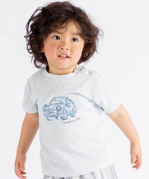 クラシックカースケッチ杢天竺半袖Tシャツ