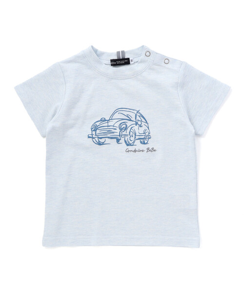 BeBe（ベベ）の「クラシックカースケッチ杢天竺半袖Tシャツ（その他ベビーウェア・キッズ・イエロー/ブルー・90cm/80ｃｍ）」の6枚目の写真