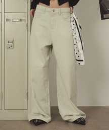 DISPARK/ウォッシュドワイドパンツ