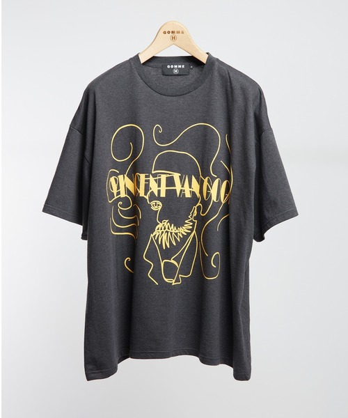 GOMME HOMME(ゴムオム)の「ゴッホT(Tシャツ/カットソー・メンズ・ホワイト/チャコールグレー/ブラック・MEDIUM)」の4枚目の写真