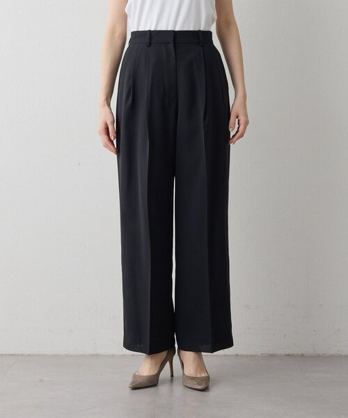 THE PAUSE（ザ ポーズ）の「＜WEB限定＞【THE PAUSE】タックパンツ（その他パンツ・レディース・ブルー系その他/ブラック/チャコールグレー・36/38）」の22枚目の写真