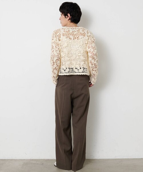 THE PAUSE（ザ ポーズ）の「＜WEB限定＞【THE PAUSE】タックパンツ（その他パンツ・レディース・ブルー系その他/ブラック/チャコールグレー・36/38）」の14枚目の写真