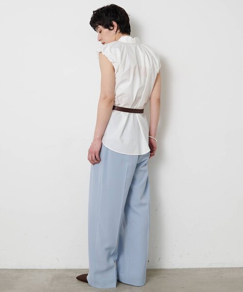 THE PAUSE（ザ ポーズ）の「＜WEB限定＞【THE PAUSE】タックパンツ（その他パンツ・レディース・ブルー系その他/ブラック/チャコールグレー・36/38）」の19枚目の写真