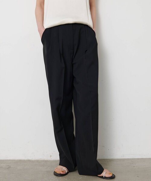 THE PAUSE（ザ ポーズ）の「＜WEB限定＞【THE PAUSE】タックパンツ（その他パンツ・レディース・ブルー系その他/ブラック/チャコールグレー・36/38）」の5枚目の写真